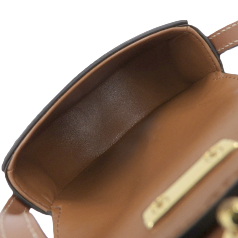 http://セリーヌ%20CELINE%20ミニブザス%20キュイル%20トリオンフ%20ショルダーバッグ%20レザー%20タン%20美品%20OB2225