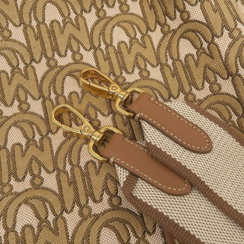 http://ミュウミュウ%20MIUMIU%202WAYバッグ%20トートバッグ%20ショルダーバッグ%20キャンバス/レザー%20ブラウン%20中古%20OB2232