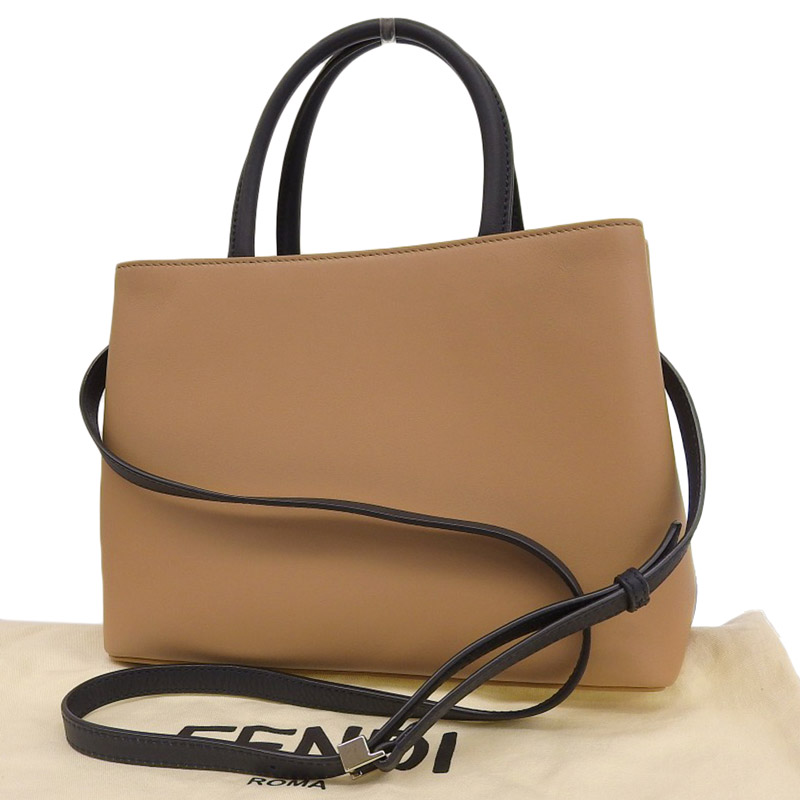 http://フェンディ%20FENDI%20プチトゥージュール%20ヒプノタイズ%202WAY%20ハンドバッグ%20ショルダー%20レザー%20ベージュ/ブラック%208BH253%20中古%20OB2233