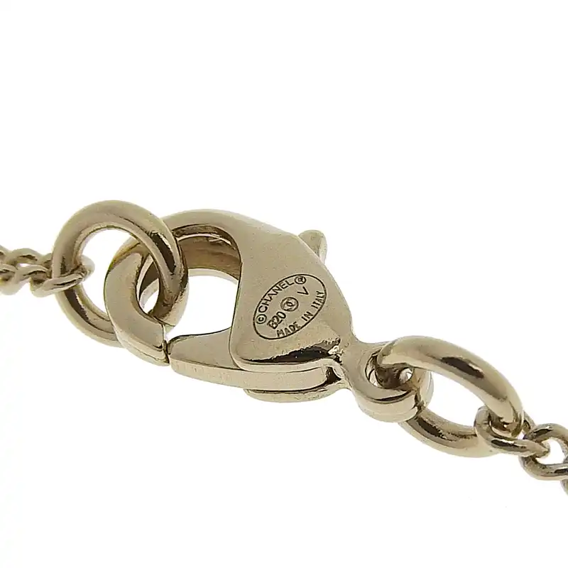 http://シャネル%20CHANEL%20ココマーク%20ネックレス%20フェイクパール%20ラインストーン%20ゴールド色%20B20V%20中古%20CH0959
