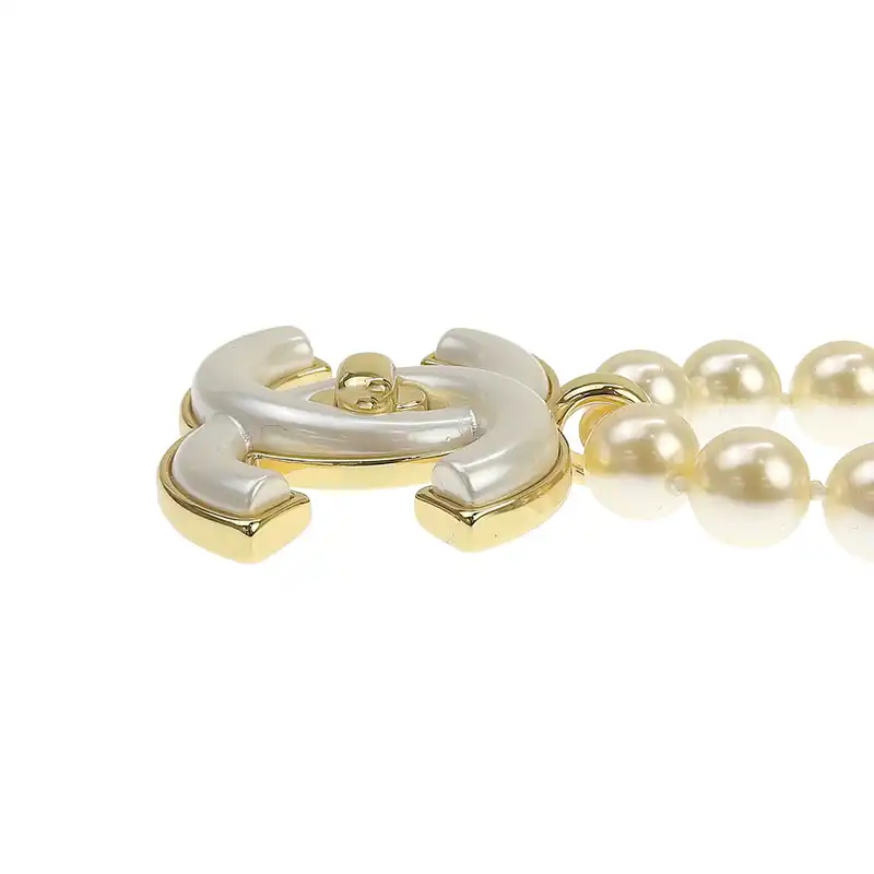 http://シャネル%20CHANEL%20ココマーク%20ネックレス%20GP%20フェイクパール%20ゴールド色%20B24A%20中古%20CH0971