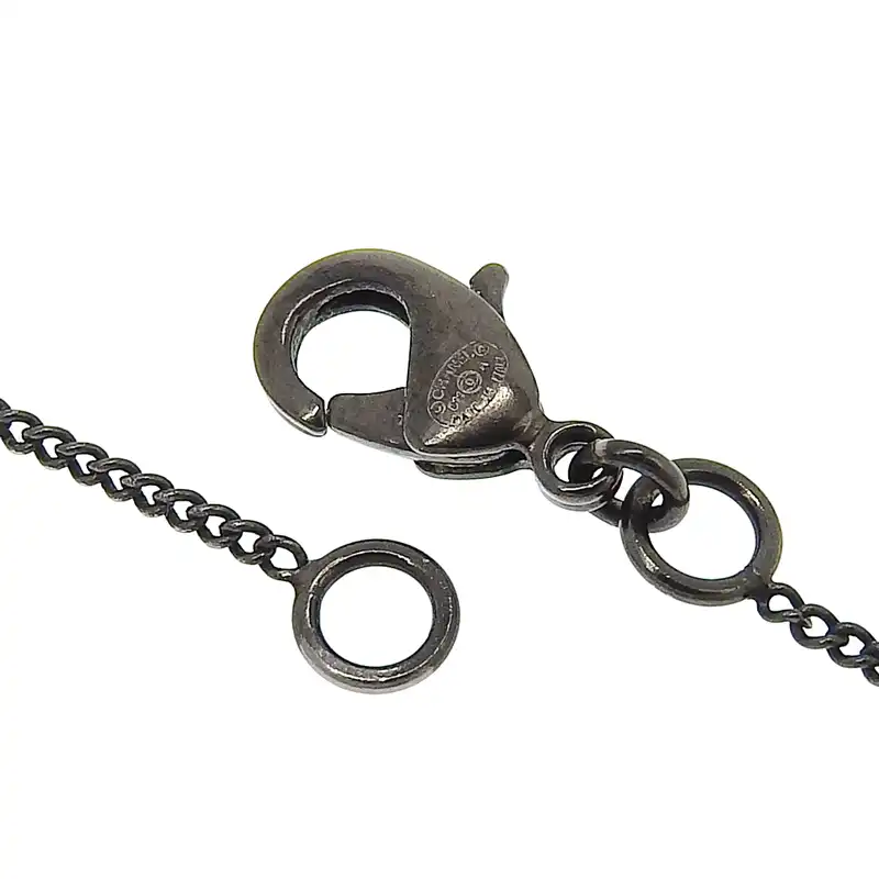 http://シャネル%20CHANEL%20ココマーク%20ネックレス%20ラインストーン%20ブラック%20B11A%20中古%20CH0972