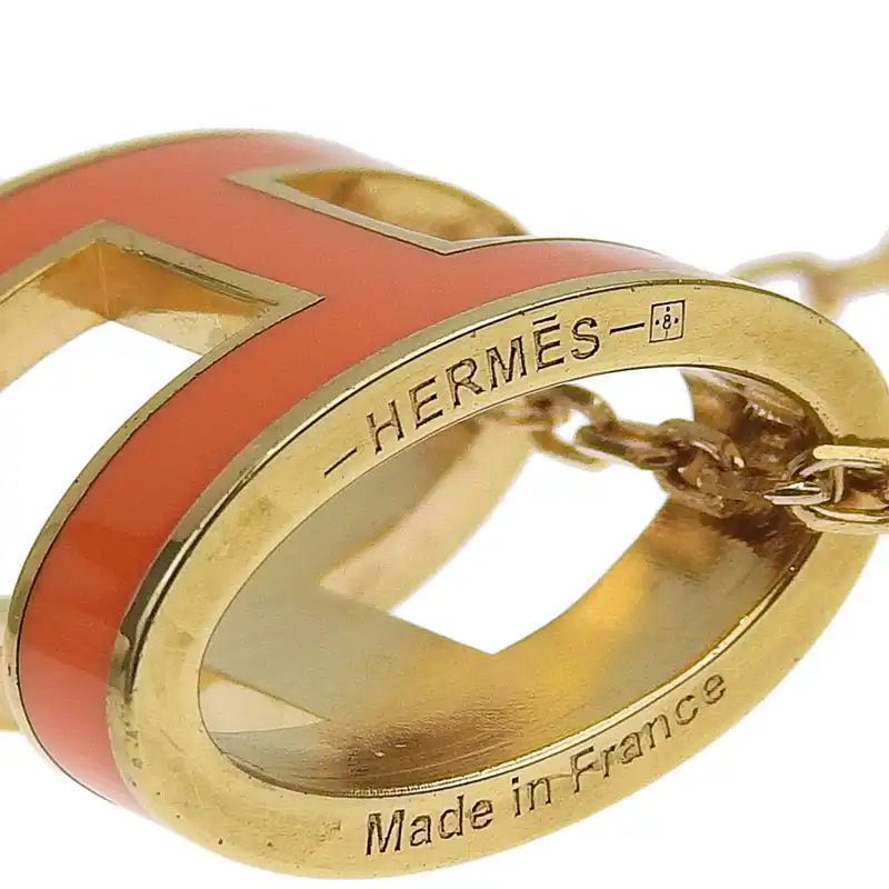 http://エルメス%20HERMES%20ポップアッシュ%20ネックレス%20GP%20オレンジ/ゴールド色%20中古%20HE0982