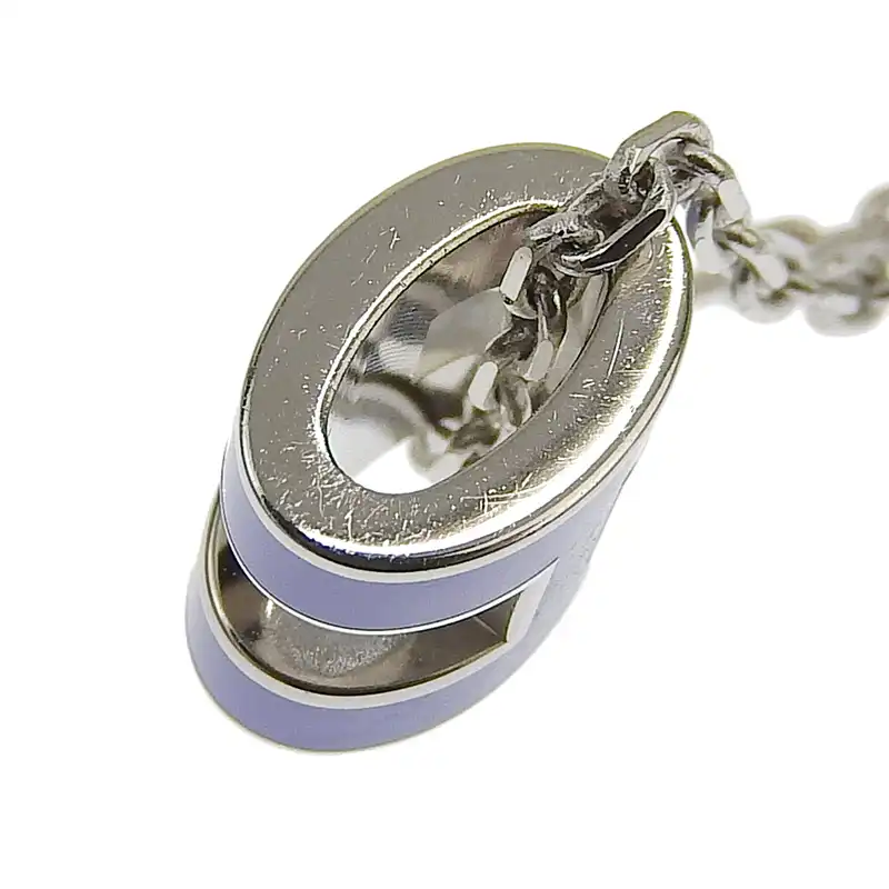 http://エルメス%20HERMES%20ミニポップアッシュ%20ネックレス%20ラベンター/シルバー色%20中古%20HE0983