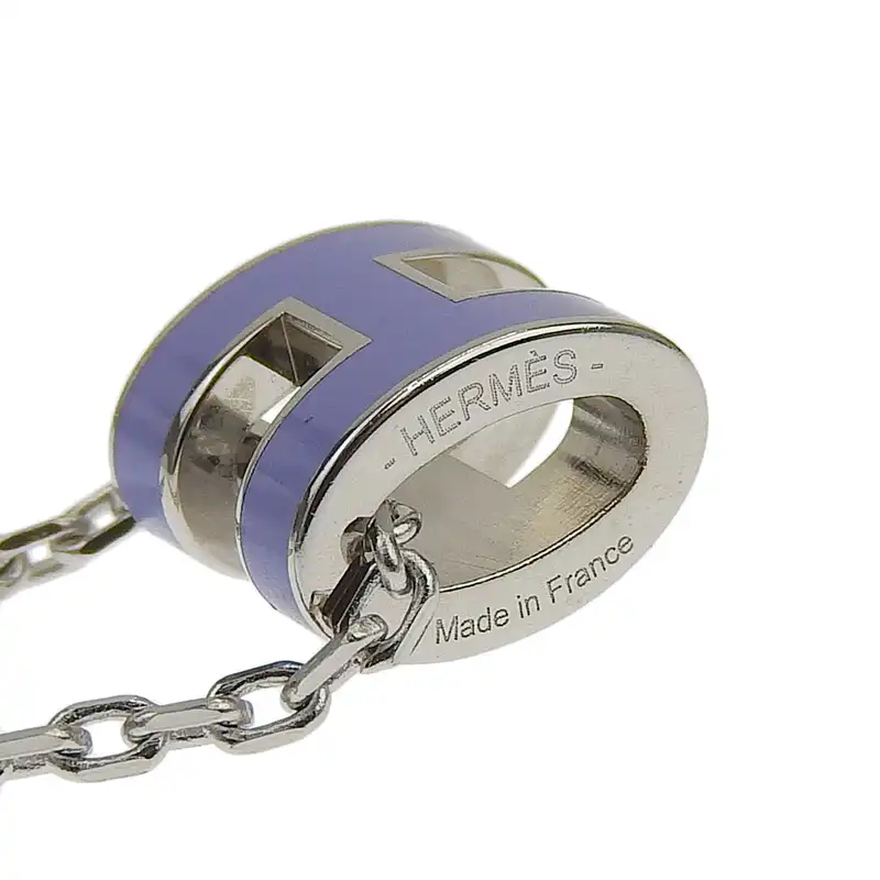 http://エルメス%20HERMES%20ミニポップアッシュ%20ネックレス%20ラベンター/シルバー色%20中古%20HE0983