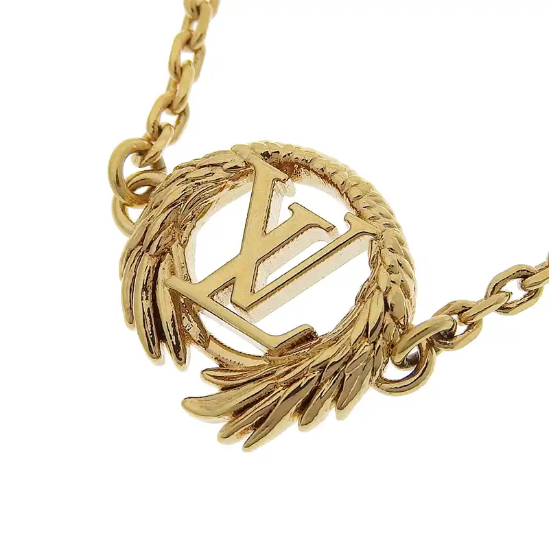 http://ルイヴィトン%20LOUIS%20VUITTON%20ブラスレ・LVエンジェル%20ブレスレット%20GP%20ゴールド色%20M64292%20中古%20LV1640