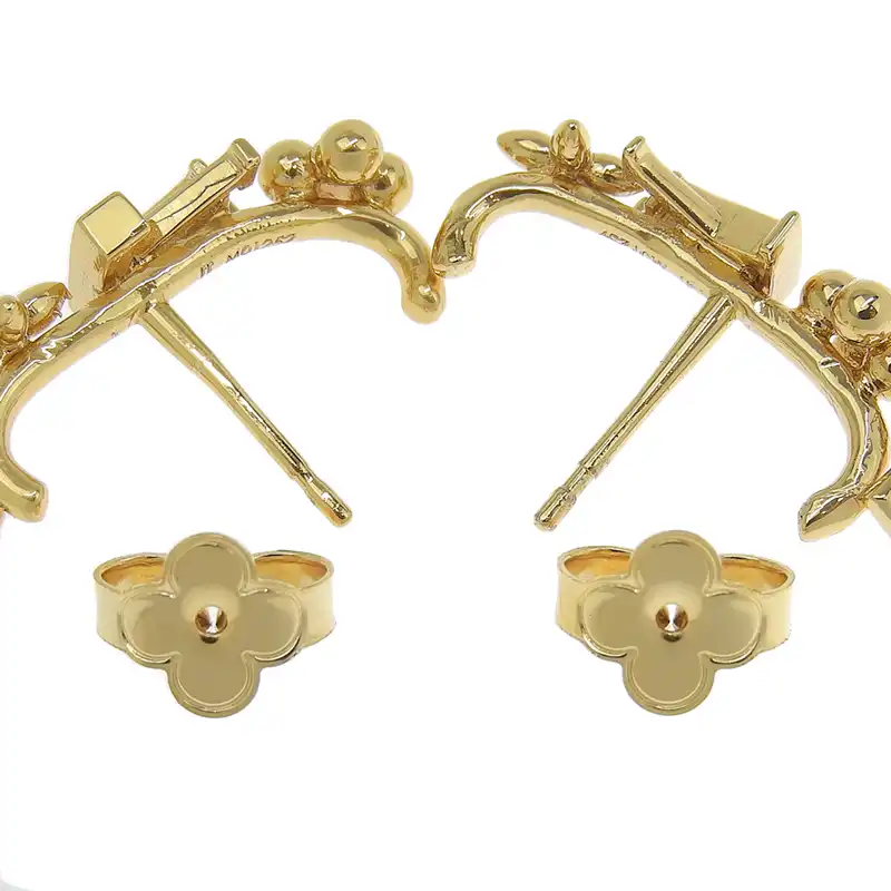 http://ルイヴィトン%20LOUIS%20VUITTON%20ピアス%20LVインザスカイ%20GP%20ラインストーン%20ゴールド色%20M01257%20中古%20LV1645