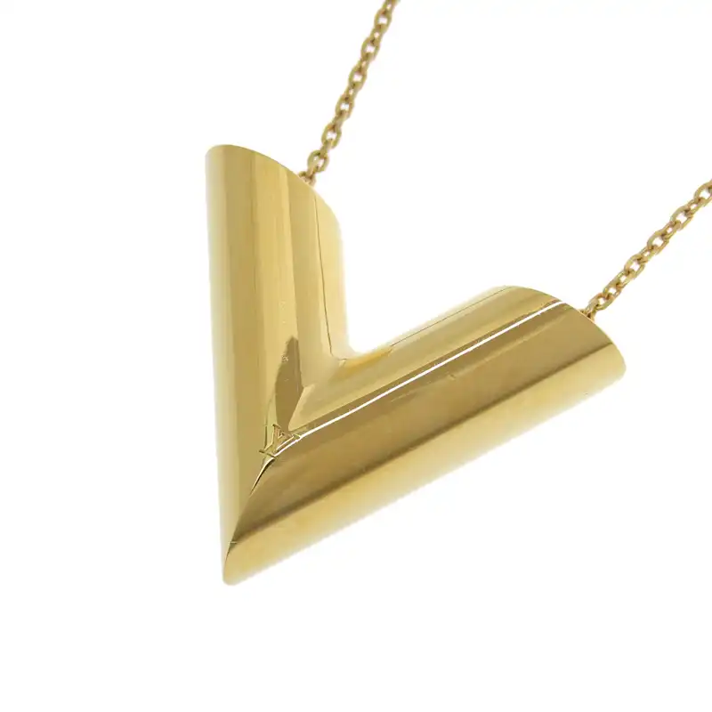 ルイヴィトン LOUIS VUITTON ネックレス エセンシャルV PM GP ゴールド色 MP1465 中古 LV1663