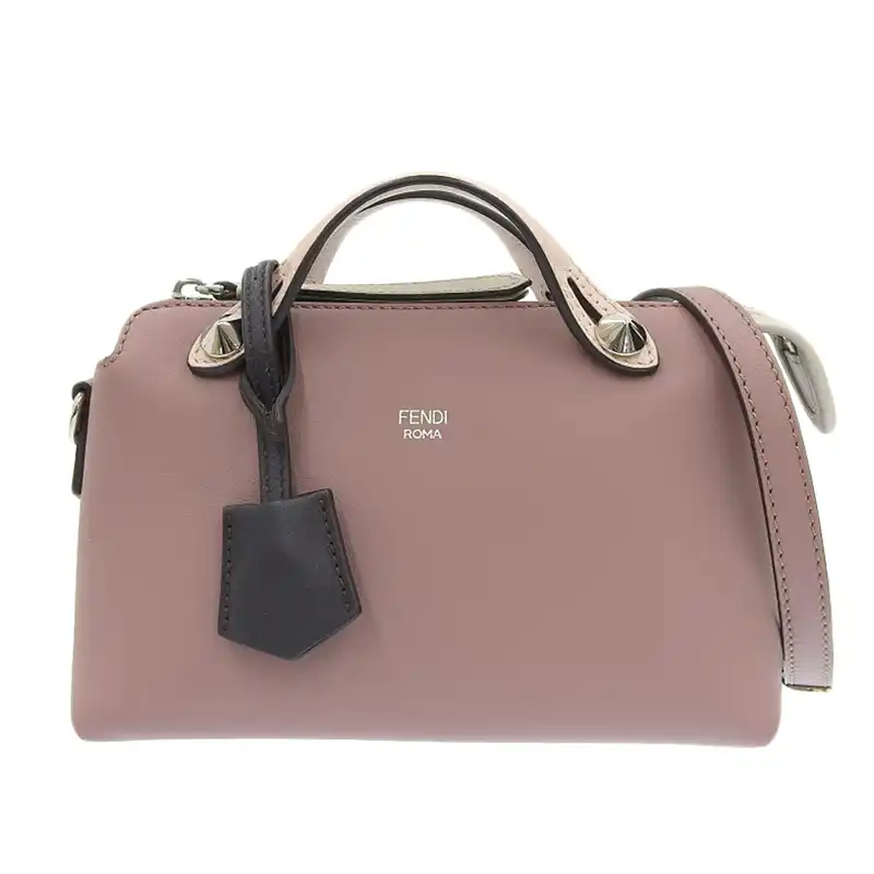 http://フェンディ%20FENDI%20バイザウェイ%20ミニ%202WAYバッグ%20ハンドバッグ%20ショルダーバッグ%20レザー%20バイカラー%20ピンク系%208BL135%20中古%20OB2161