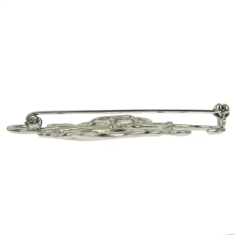 http://ロエベ%20LOEWE%20アナグラム%20ブローチ%20シルバー色%20中古%20OBJ0282