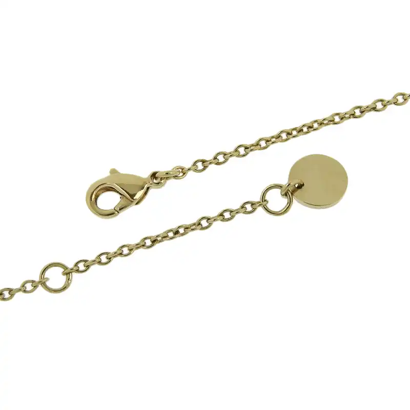 http://ディオール%20CHRISTIAN%20DIOR%20ロゴ%20ネックレス%20GP%20ラインストーン%20ゴールド色%20中古%20OBJ0285
