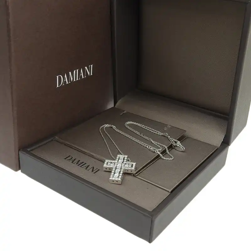 http://ダミアーニ%20DAMIANI%20ベルエポックネックレス%20K18WG%20ダイヤモンド%20#M%20中古%20OBJ0293
