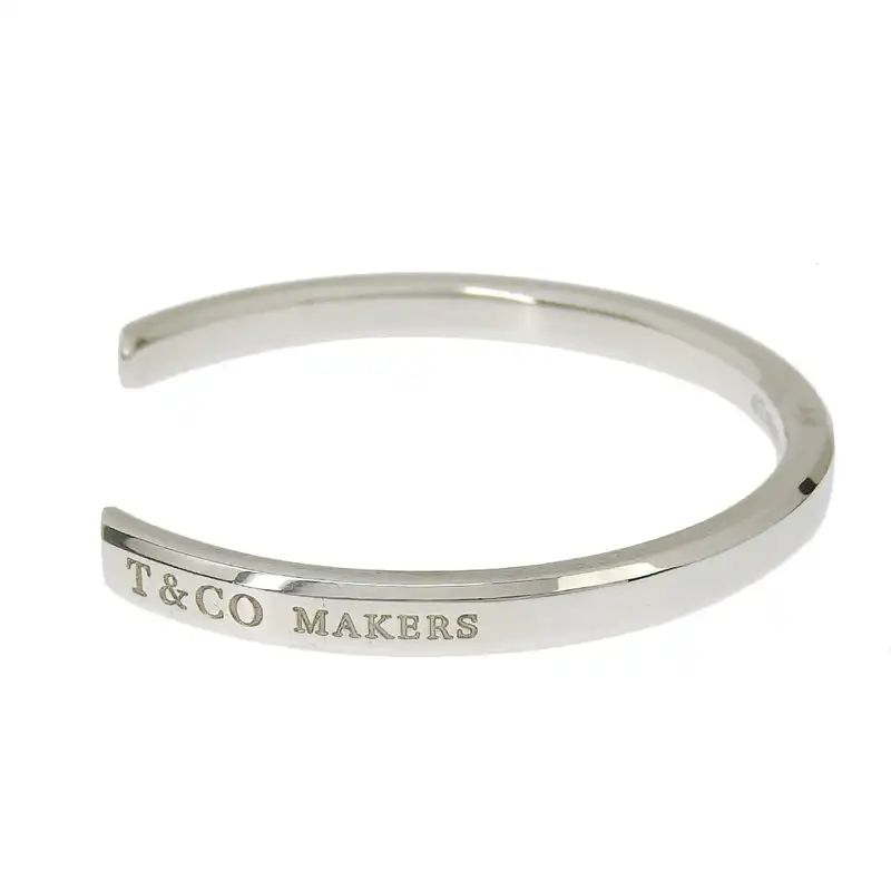 http://ティファニー%20TIFFANY%20&%20Co.%20ティファニー1837%20メイカーズ%20ナローカフ%20バングル%20ブレスレット%20SV%20中古%20TI0143