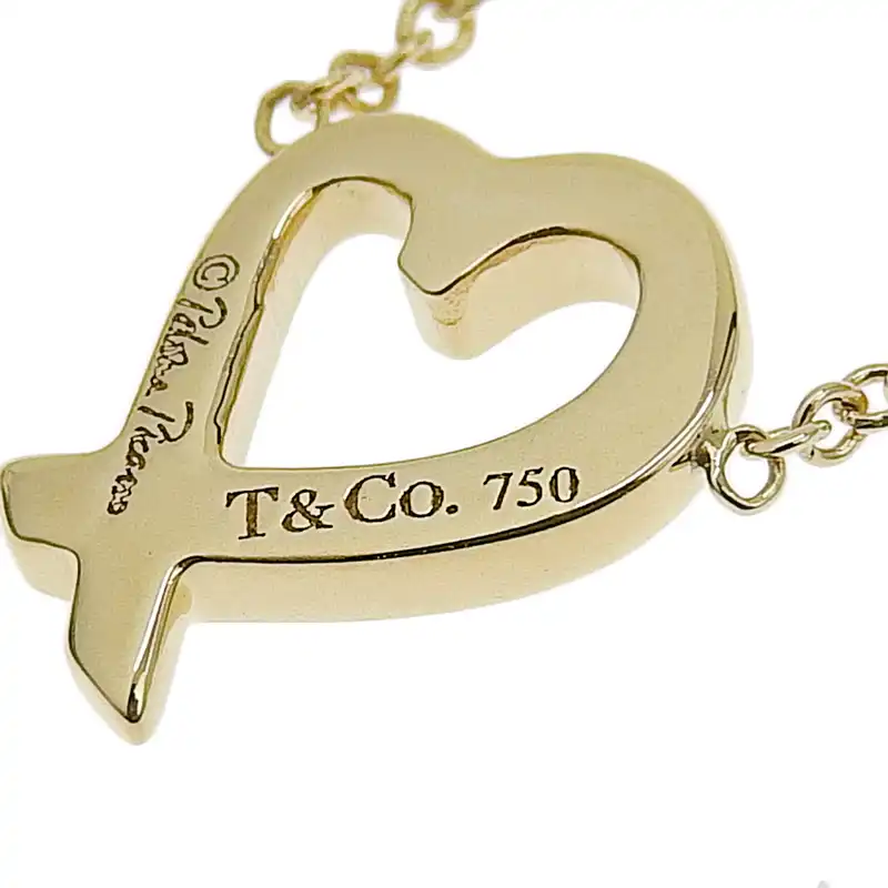 http://ティファニー%20TIFFANY%20&%20Co.%20ラヴィングハート%20ネックレス%20K18%20中古%20TI0146