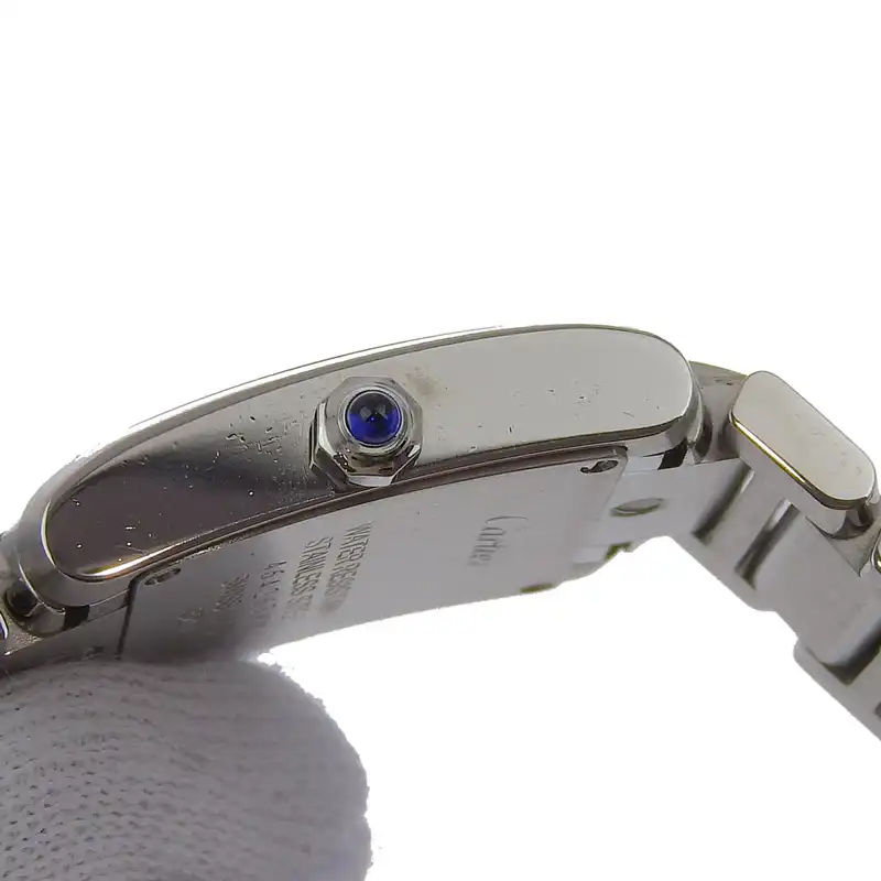 http://カルティエ%20CARTIER%20タンクフランセーズSM%20レディース%20クォーツ%20腕時計%2011Pダイヤモンド%20SS%20シルバー文字盤%20WE110006%20中古%20CA0465