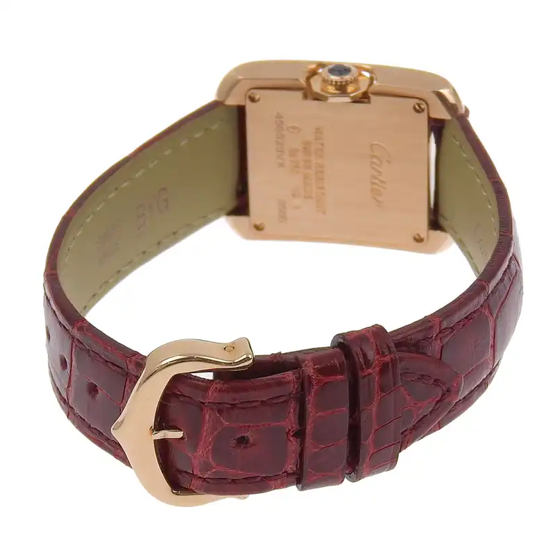 http://カルティエ%20CARTIER%20タンクアングレーズSM%20レディース%20クォーツ%20シルバー文字盤%2011Pダイヤモンド%20PG/革%20WJTA0007%20中古%20CA0471