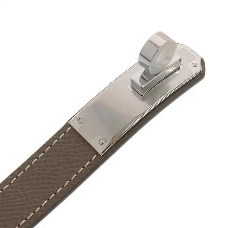 http://エルメス%20HERMES%20ケリーベルト%20エプソン%20エトゥープ%20シルバー金具%20W刻印%202024年%20美品%20HE1005