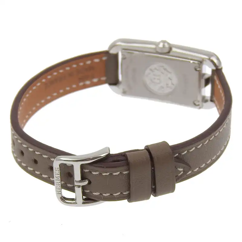 http://エルメス%20HERMES%20ナンタケットPM%20レディース%20クォーツ%20腕時計%20SS/革%20ホワイト文字盤%20U刻印%202022年%20NA2.110%20中古%20HE1010