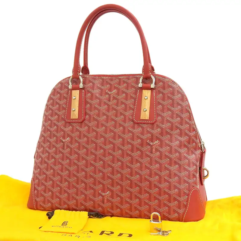 http://ゴヤール%20GOYARD%20ヴァンドームMM%20ハンドバッグ%20PVC%20レザー%20レッド%20中古%20OB2250
