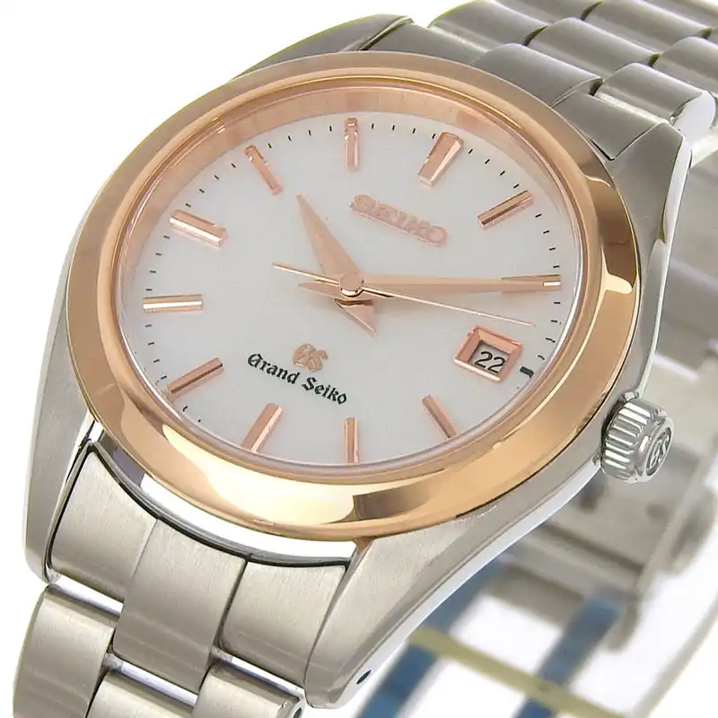 http://セイコー%20SEIKO%20グランドセイコー%20レディース%20クォーツ%20腕時計%20SS%20PG%20シェル文字盤%204J52-OABO%20中古%20OW0447