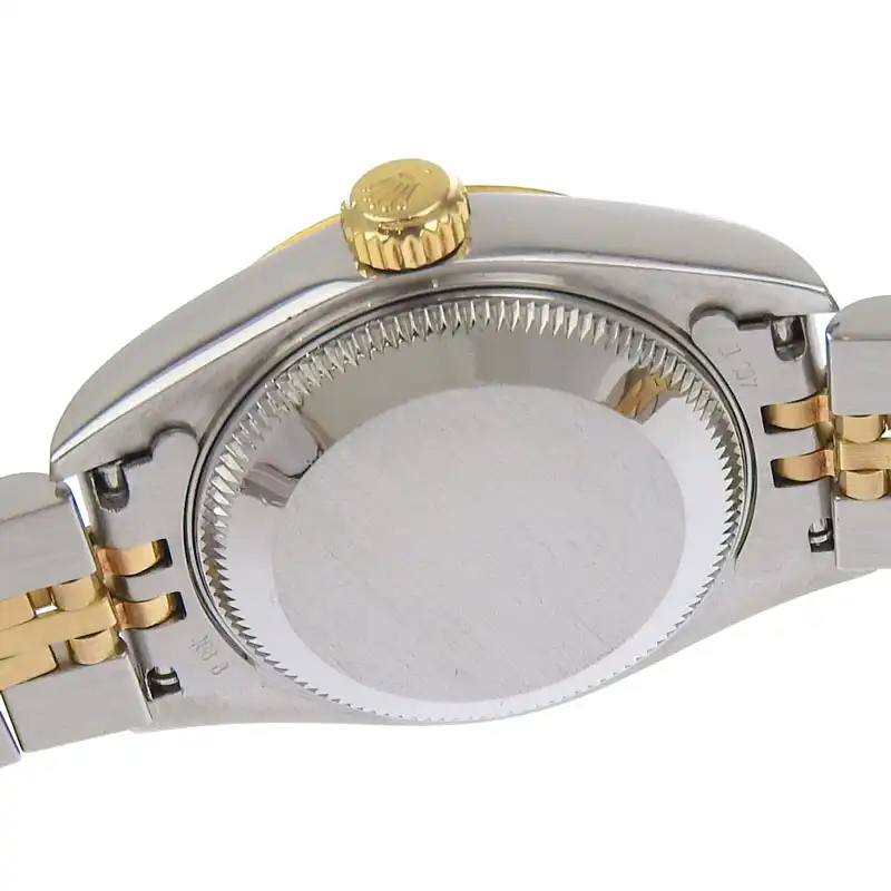 http://ロレックス%20ROLEX%20デイトジャスト%20レディース%20自動巻き%20腕時計%20SS/YG%2010Pダイヤ%20シェル文字盤%20U番%201997年%2069173NG%20中古%20RO0289