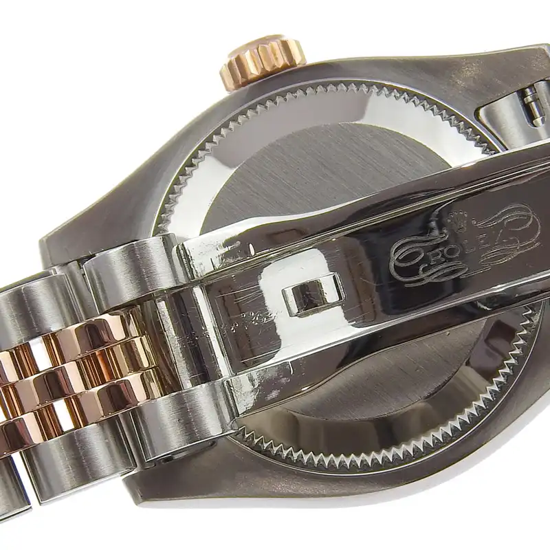 http://ロレックス%20ROLEX%20デイトジャスト%20レディース%20自動巻き%20腕時計%20SS/PG%2010Pダイヤ%20ピンク文字盤%20Z番%202006年%20179171G%20中古%20RO0291
