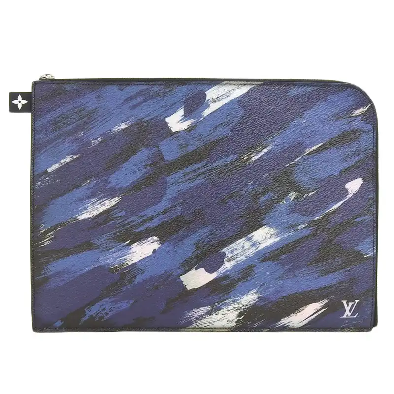 ルイヴィトン LOUIS VUITTON カモフラージュ ポシェット・ジュールPM クラッチバッグ 2016春夏限定 M61750 中古 LV1677