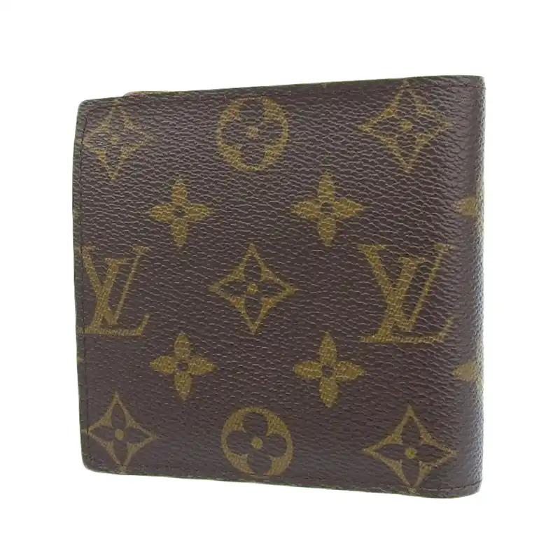 http://ルイヴィトン%20LOUIS%20VUITTON%20モノグラム%20ポルトフォイユ・マルコ%20二つ折り財布%20M61675%20中古%20LV1679