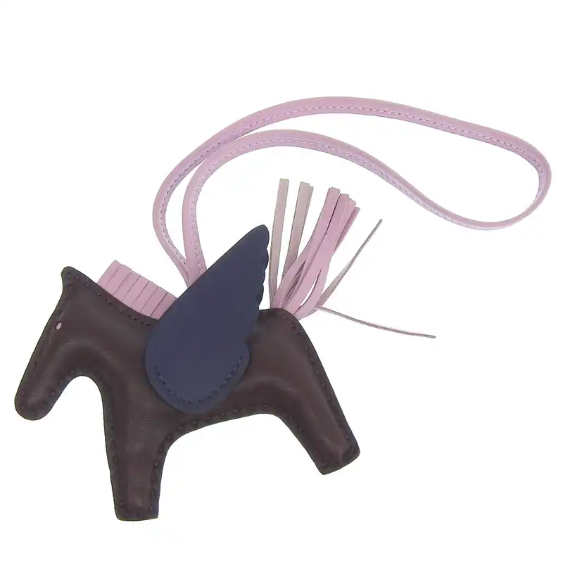 エルメス HERMES ロデオペガサスPM アニョーミロ ルージュセリエ/モーヴシルベストル/ブルーサフィール Z刻印 2021年 美品 HE1023