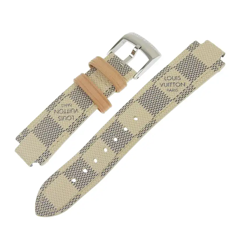 ルイヴィトン LOUIS VUITTON ダミエ・アズール タンブール用 時計ベルト ストラップ キャンバス #M R15157 中古 LV1683