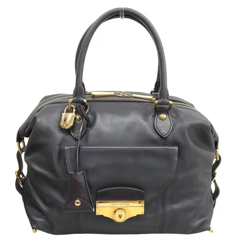 ルイヴィトン LOUIS VUITTON サック ルイ ハンドバッグ レザー ブラック VIP顧客限定品 中古 LV1689