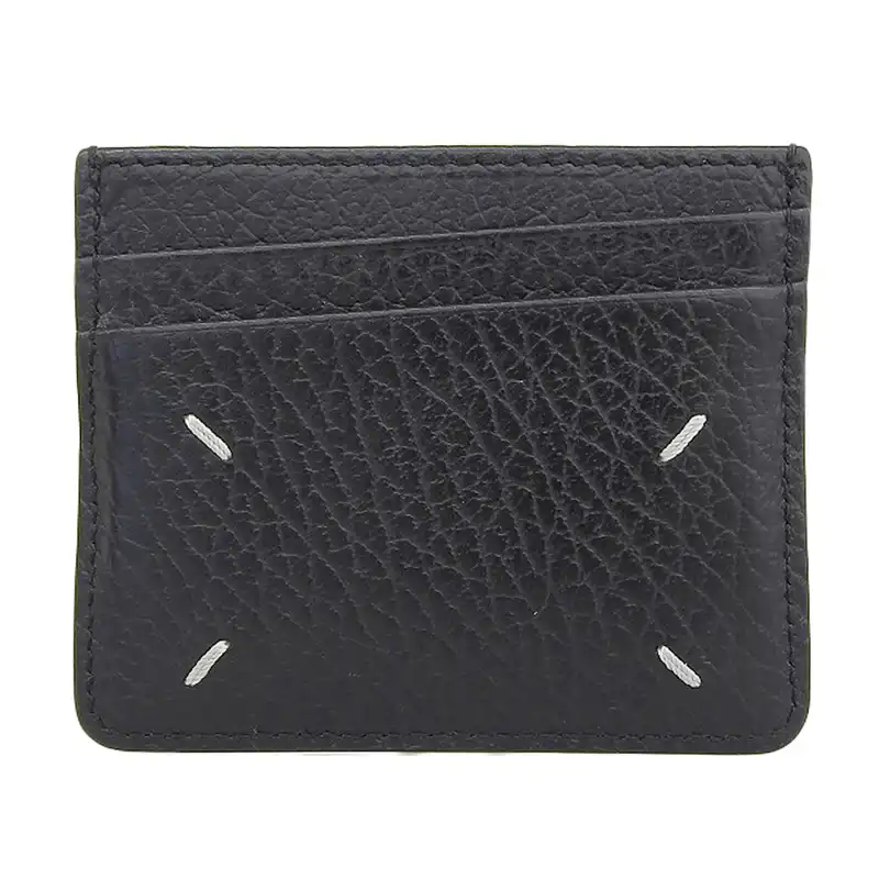 http://メゾンマルジェラ%20Maison%20Margiela%204ステッチ%20カードケース%20名刺入れ%20レザー%20ブラック%20中古荷%20OBB0601