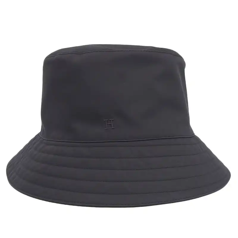 http://エルメス%20HERMES%20バケットハット%20帽子%20ナイロン%20グレー%20#58%20中古%20HE1032