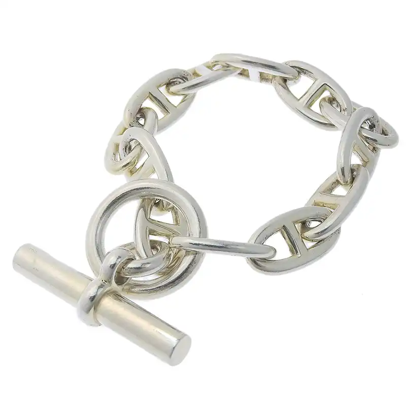 エルメス HERMES シェーヌダンクルGM ブレスレット SV925 シルバー色 中古 HE1045