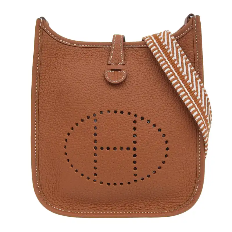 エルメス HERMES エブリンTPM ショルダーバッグ トリヨン ゴールド Y刻印 2020年 美品 HE1047