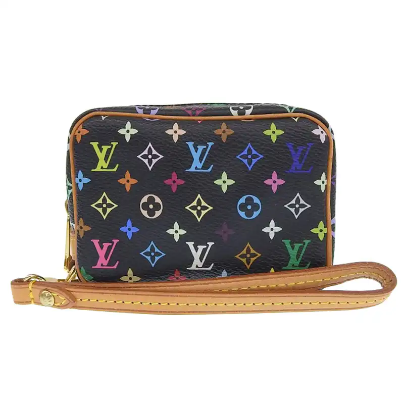 ルイヴィトン LOUIS VUITTON マルチカラー トゥルース ワピティ ポーチ モノグラム マルチカラー ノワール M58034 中古 LV1699