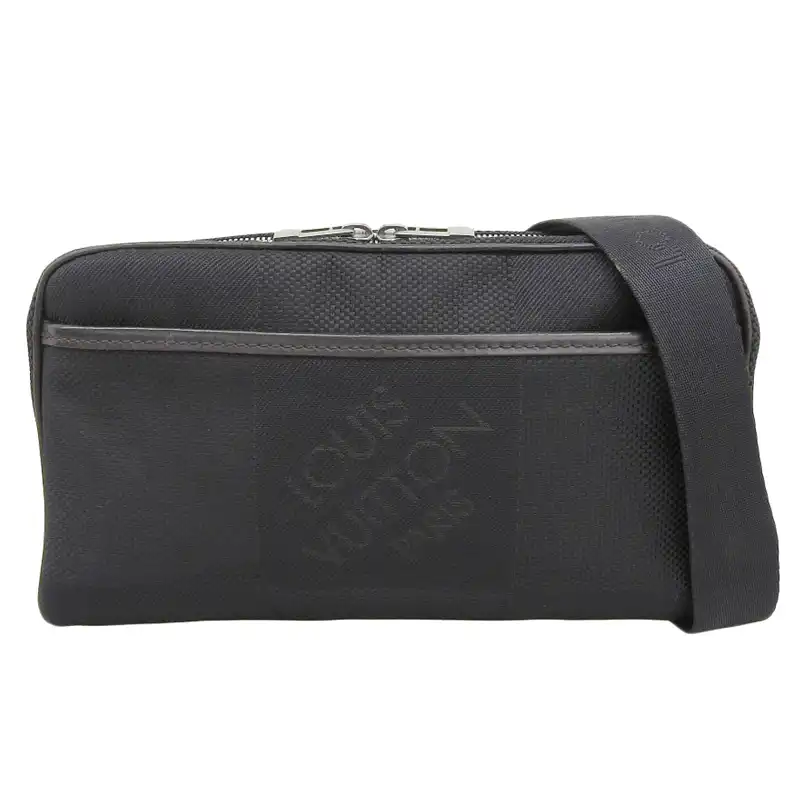 ルイヴィトン LOUIS VUITTON ダミエジェアン アクロバット ボディバッグ ノワール M93620 中古 LV1808