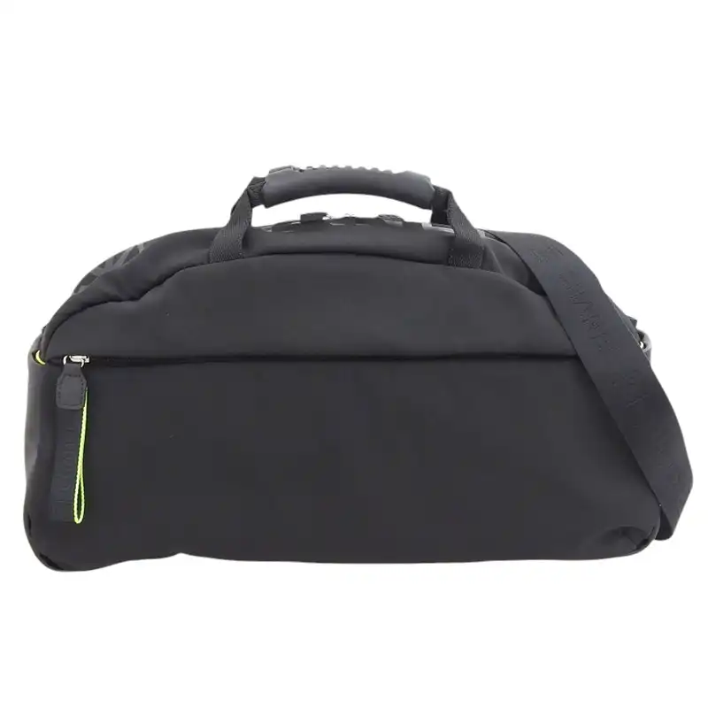 シャネル CHANEL スポーツライン ボストンバッグ 2WAY ナイロン ブラック 中古 CH1050