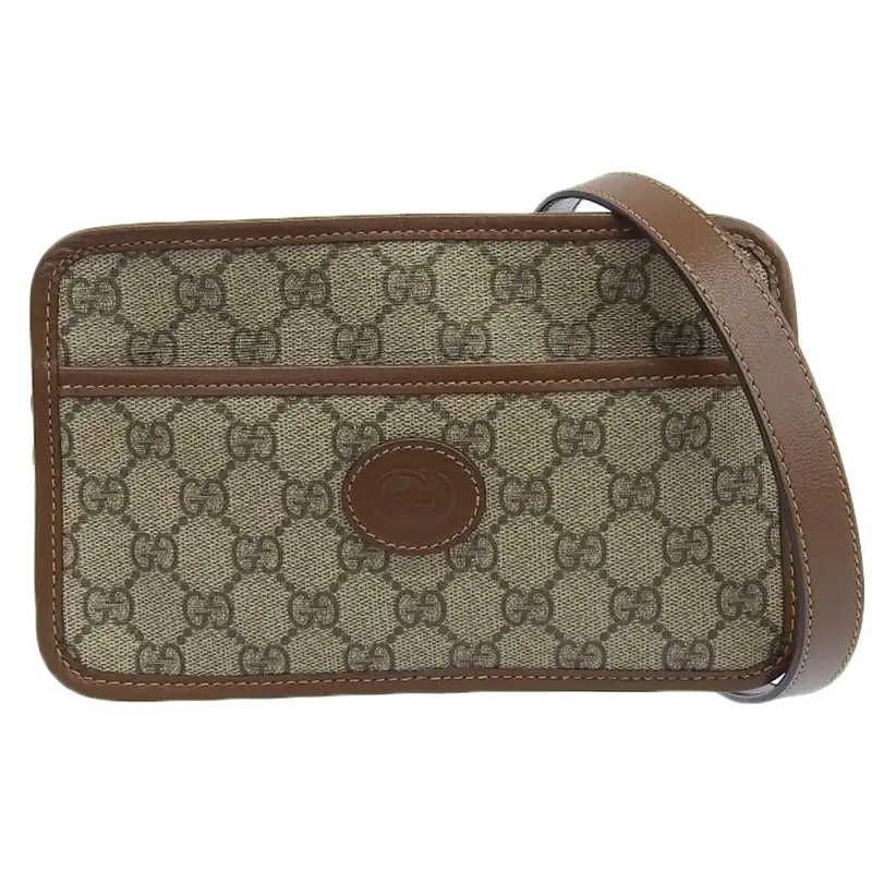 http://グッチ%20GUCCI%20GGスプリーム%20インターロッキングG%20ショルダーバッグ%20キャンバス/レザー%20ベージュ/エボニー%20658572%20中古%20GU0630