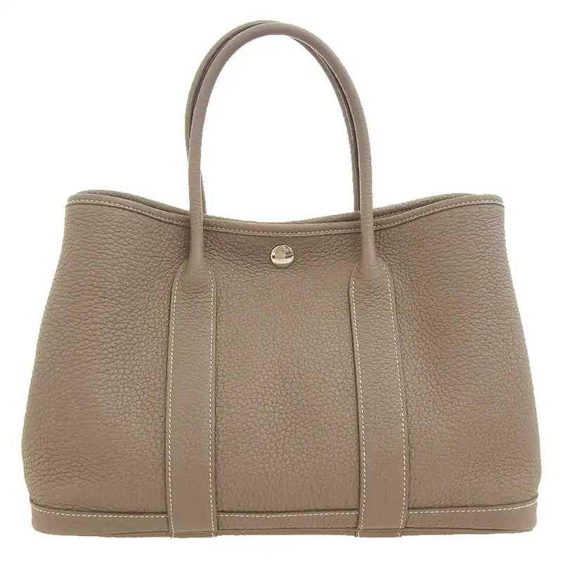 エルメス HERMES ガーデンパーティTPM トートバッグ ネゴンダ エトゥープ U刻印 2022年 中古 HE1062