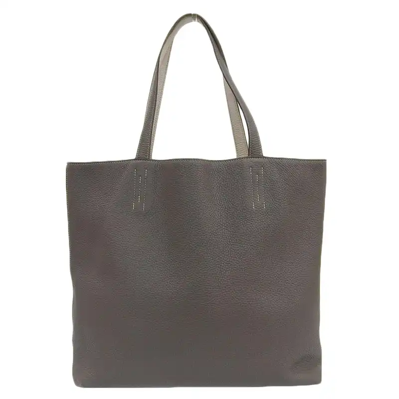 エルメス HERMES ドゥブルセンス36 トートバッグ トリヨンクレマンス エトゥープ/クレ C刻印 2018年 中古 HE1077