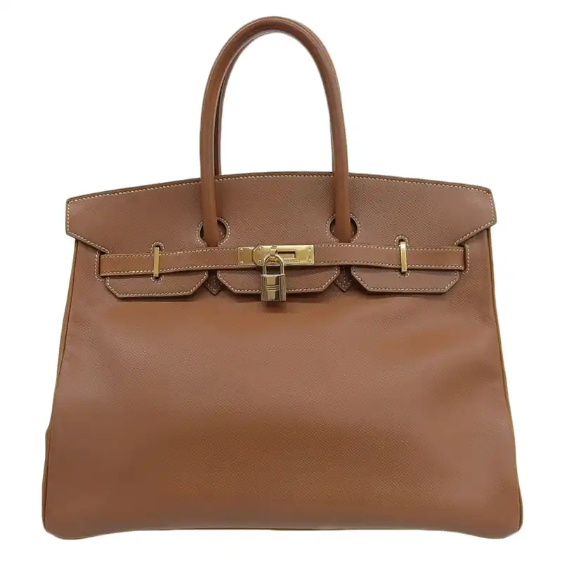 エルメス HERMES バーキン35 ハンドバッグ クシュベル ゴールド 〇Z刻印 1996年 中古 HE1084