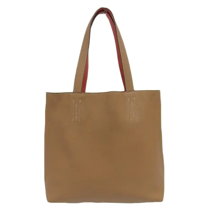 エルメス HERMES ドゥブルセンス28 トートバッグ スイフト ビスキュイ/ローズジャイプール □P刻印 2012年 中古 HE1085