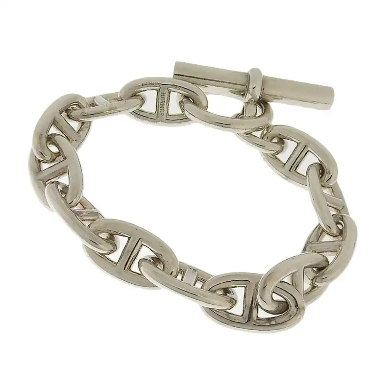 エルメス HERMES シェーヌダンクルGM ブレスレット SV925 シルバー色 中古 HE1098