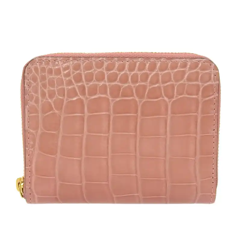 ルイヴィトン LOUIS VUITTON ジッピーコインパース コインケース コンパクトウォレット クロコダイル ローズトルマリン 中古 LV1836