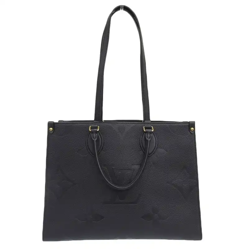 ルイヴィトン LOUIS VUITTON モノグラム アンプラント オンザゴーMM 2WAY ハンドバッグ ショルダー ノワール M45595 中古 LV1848