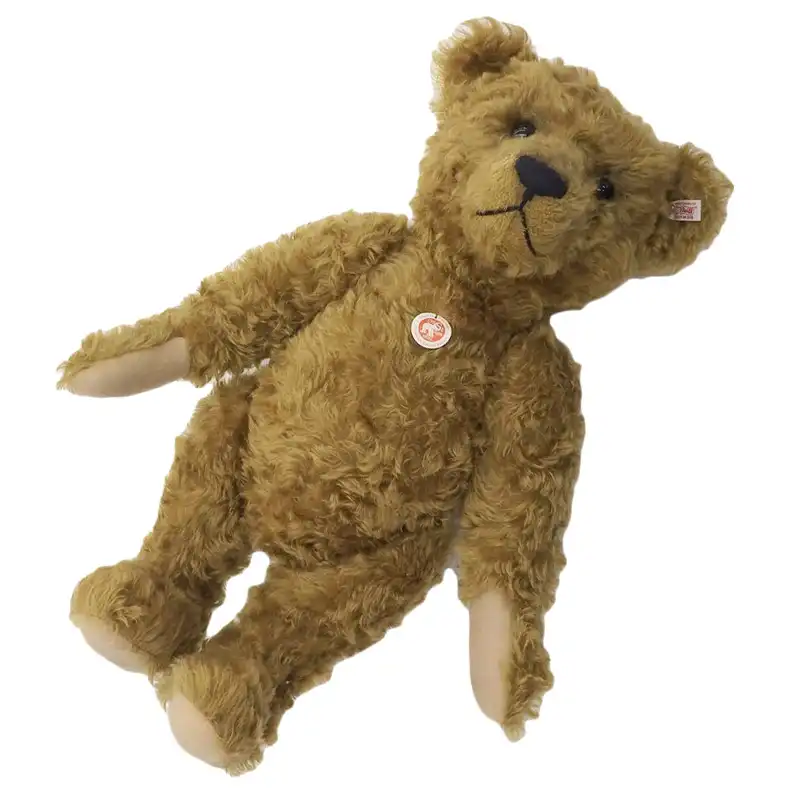 シュタイフ STEIFF ぬいぐるみ テディベア クマ モヘア ウール ブラウン 1000個限定 中古 OB2438