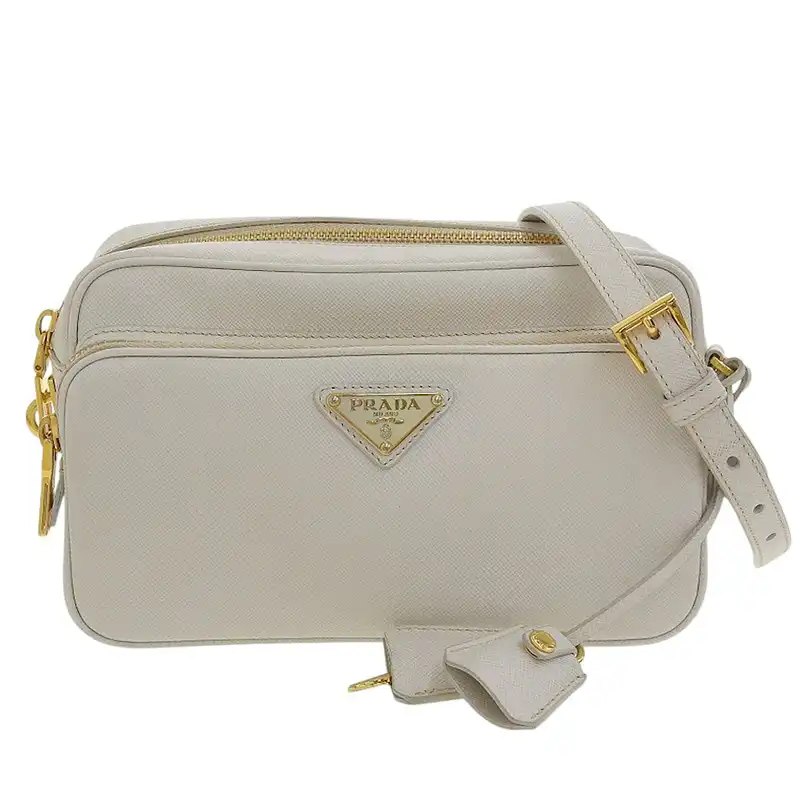 http://プラダ%20PRADA%20ショルダーバッグ%20サフィアーノ%20レザー%20ホワイト%20中古%20OB2491