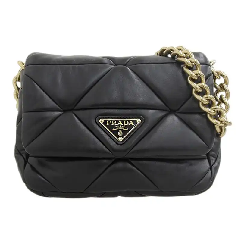 http://プラダ%20PRADA%202WAYバッグ%20ショルダーバッグ%20レザー%20ブラック%201BD291%20中古%20OB2503