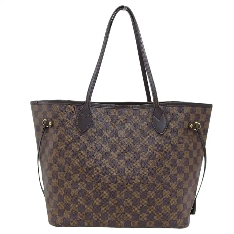 ルイヴィトン LOUIS VUITTON ダミエ ネヴァーフルMM トートバッグ エベヌ N51105 中古 LV1863